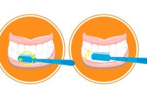 Cómo cepillarte los dientes con la técnica circular