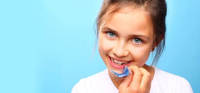 Aparato dental en niños