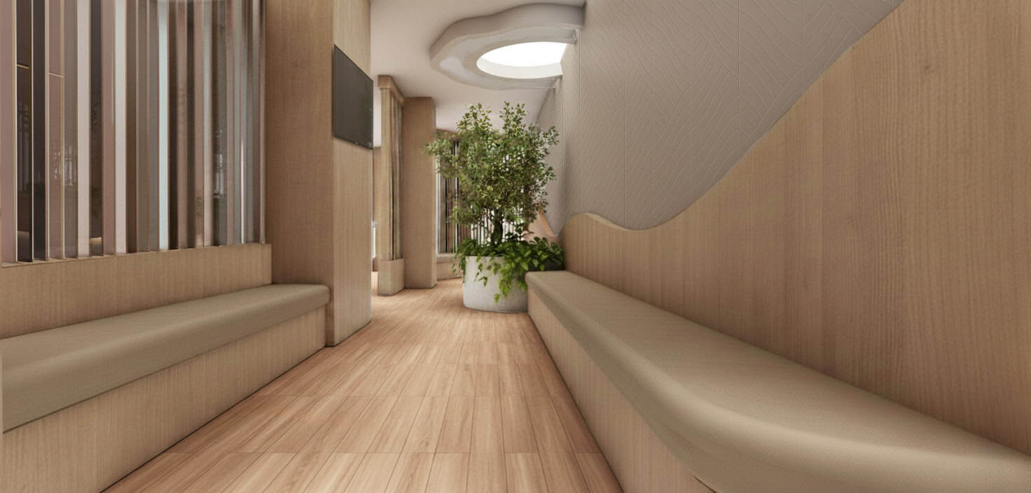 Interior de la clínica en Paseo de la Castellana