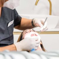 Dentadura fija sobre 4 implantes dentales