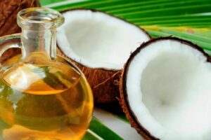 Enjuague con aceite de coco
