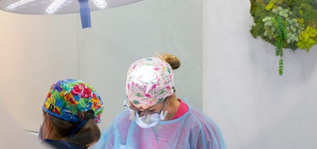Doctoras en la clínica