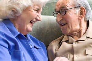 Ancianos sonríen