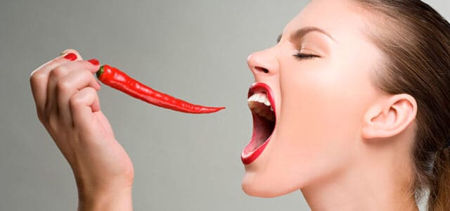 Síndrome de la boca ardiente por alimentos picantes
